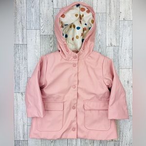 Zara pink raincoat size 9-12 months